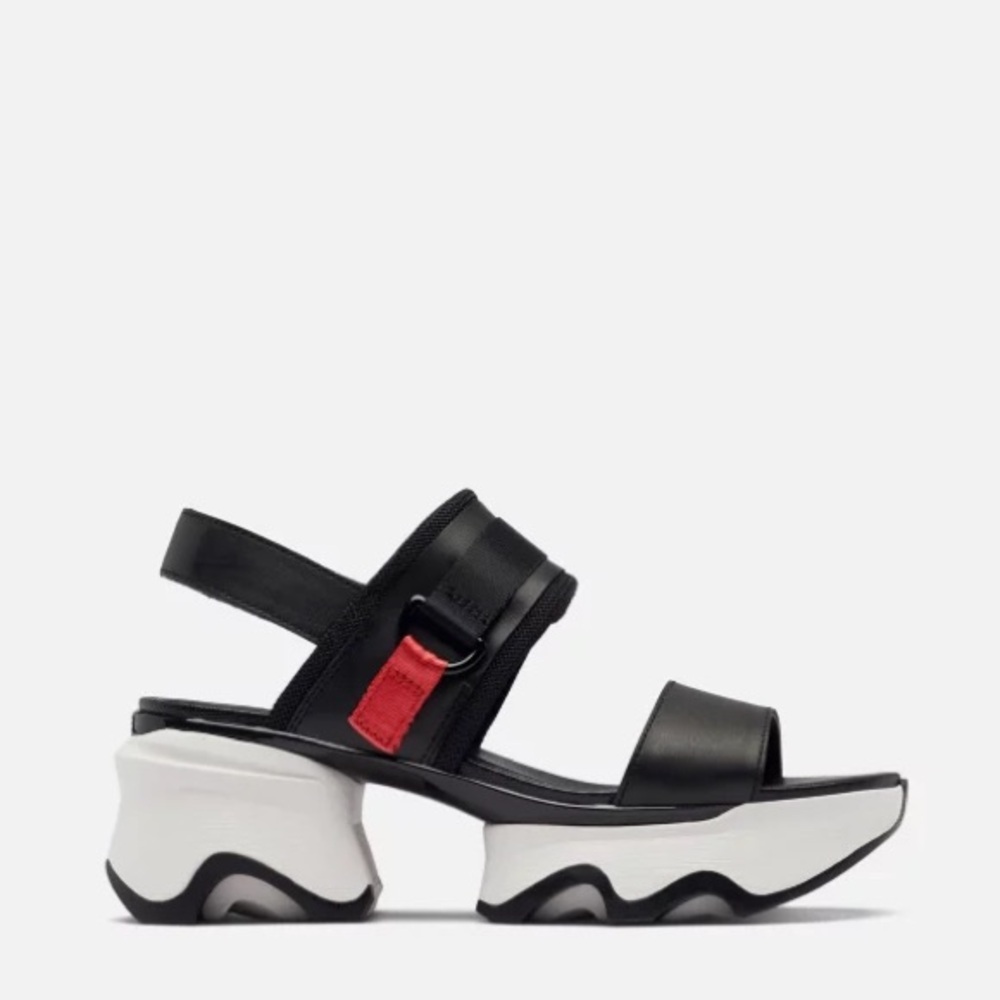Sorel Kinetic Impact Slip-On Slingback Wedge Sandals 9